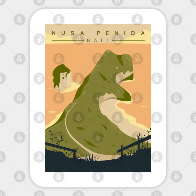 Nusa Penida Bali Poster Sticker by Zakaria Azis